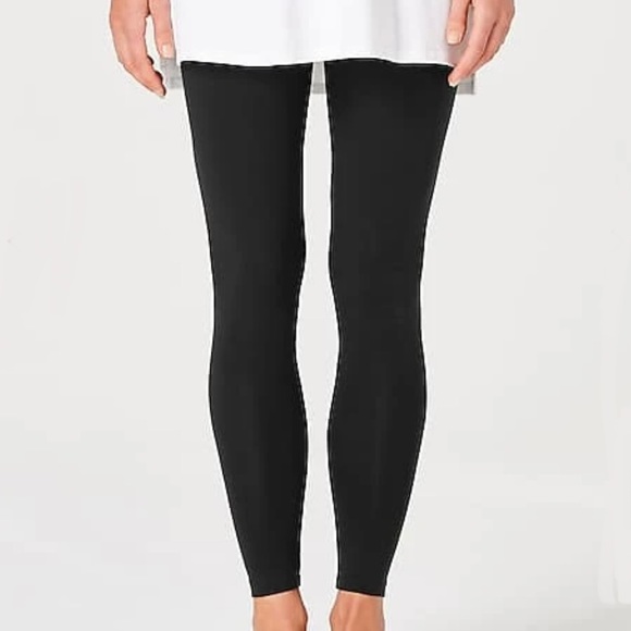 J Jill Pima Cotton Black Leggings Ankle 